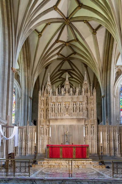Bristol, Verenigd Koninkrijk-14 mei: interieur van de kathedraal in Bristol — Stockfoto