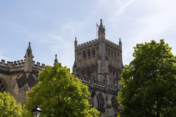 Bristol, uk - 14. Mai: Blick auf die Kathedrale in bristol am 1. Mai — Stockfoto