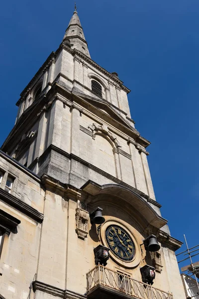 BRISTOL, UK - MAY 14 : Exterior view of Christ Church with St Ew — Stock Photo, Image