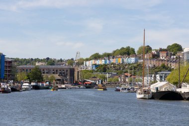 Bristol, İngiltere - 14 Mayıs : Bristol'daki Avon Nehri boyunca M