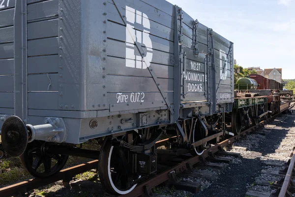 ブリストル、英国 - 5月14日:ドックヤードの鉄道車両は、 — ストック写真