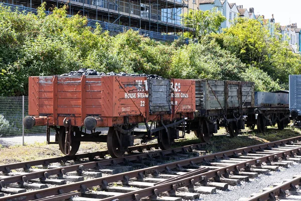 Bristol, Velká Británie-14. května: železniční vozový park v loděnicích je — Stock fotografie