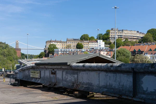 BRISTOL, UK - MAY 14 : Brunels swivel bridge on the River Avon a — Stock Photo, Image