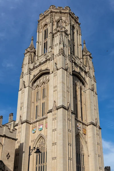 Bristol, Wielka Brytania-13 maja: widok na Uniwersytecie w Bristolu w maju — Zdjęcie stockowe