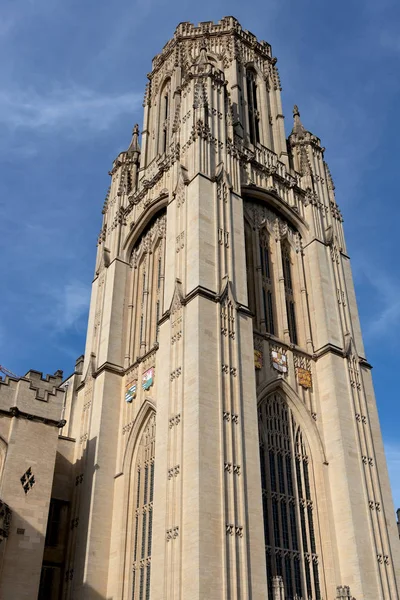 Bristol, uk - May 13: Blick auf die Universität in bristol am May — Stockfoto