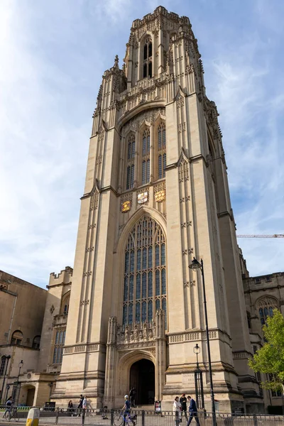 Bristol, uk - May 13: Blick auf die Universität in bristol am May — Stockfoto