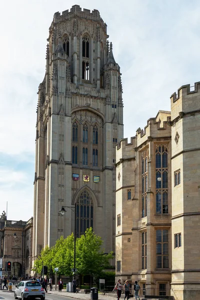 Bristol (Verenigd Koninkrijk)-13 mei: zicht op de Universiteit in Bristol op mei — Stockfoto