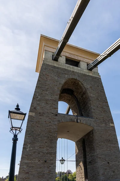 BRISTOL, Reino Unido - 13 de maio: Vista da Ponte de Suspensão de Clifton em — Fotografia de Stock