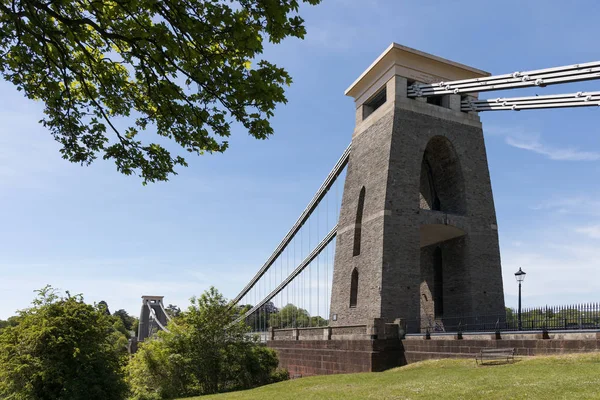 Bristol, İngiltere - 13 Mayıs : Clifton Asma Köprüsü'nün görünümü — Stok fotoğraf