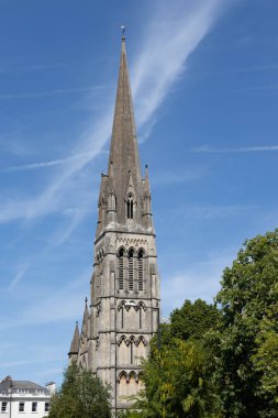 Bristol, İngiltere - 13 Mayıs: Clifton Bristol'daki Christ Kilisesi'nin görünümü 