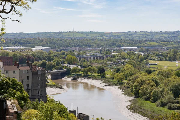 Bristol, İngiltere - 13 Mayıs: Br Clifton gelen River Avon Görünümü — Stok fotoğraf