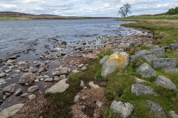 Vy över Lochindorb i Skottland — Stockfoto