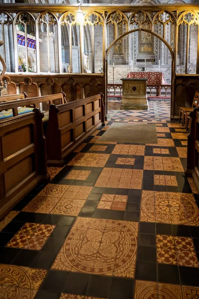 St David 'S, Pskeshire/UK-13. září: vnitřní zobrazení th — Stock fotografie