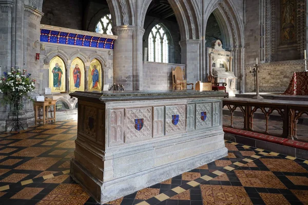 ST DAVID'S, PEMBROKESHIRE/UK - SEPTEMBER 13 : Interior iew of th — Stock Photo, Image