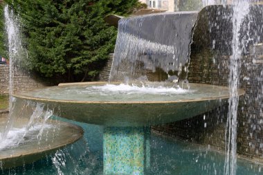 San Pellegrino, Lombardiya / İtalya - 5 Ekim: Modern bir fo manzarası
