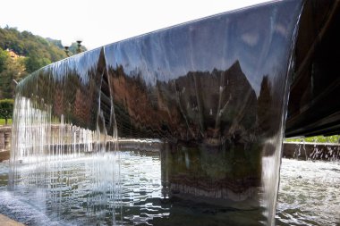 San Pellegrino, Lombardiya / İtalya - 5 Ekim: Modern bir fo manzarası