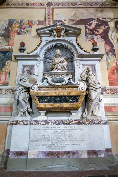 FLORENCE, TUSCANY/ITALY - OCTOBER 19 : Tomb of Galileo Galilei i