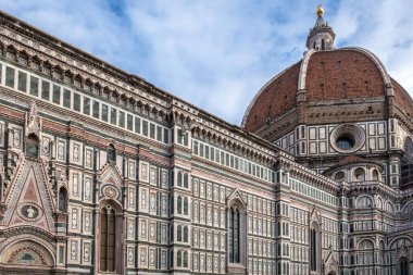 Floransa, Toskana / İtalya - 19 Ekim: Aziz Mary manzarası