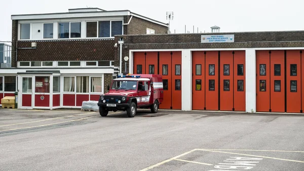 East Grinstead West Sussex Juni Das West Sussex Feuerwehrfahrzeug Parkt — Stockfoto