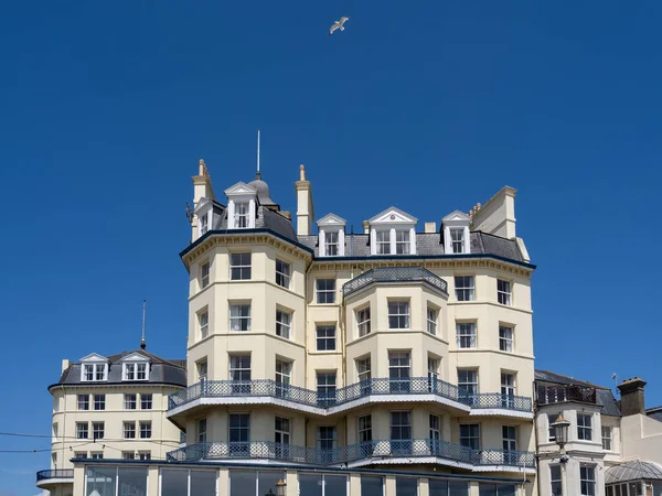 Eastbourne East Sussex June View Queens Hotel Eastbourne June 2020 — Stock Photo, Image