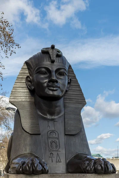 March Sphinx Embankment London 2019 — 스톡 사진