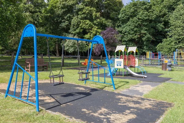 East Grinstead West Sussex July Playground Closed Due Coronavirus East — 图库照片