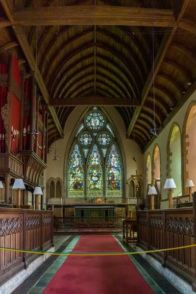 Fletching Este Sussex Reino Unido Julio Vista Interior Iglesia Parroquial —  Fotos de Stock