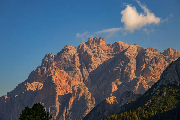 Vista Das Dolomitas Perto Colfosco Tirol Sul Itália — Fotografia de Stock