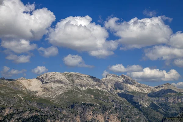 Widok Dolomity Pobliżu Selva Południowy Tyrol Włochy — Zdjęcie stockowe