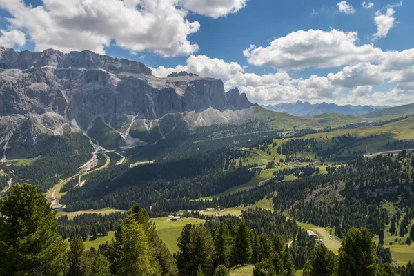 Utsikt Över Dolomiterna Nära Selva Sydtyrolen Italien — Stockfoto