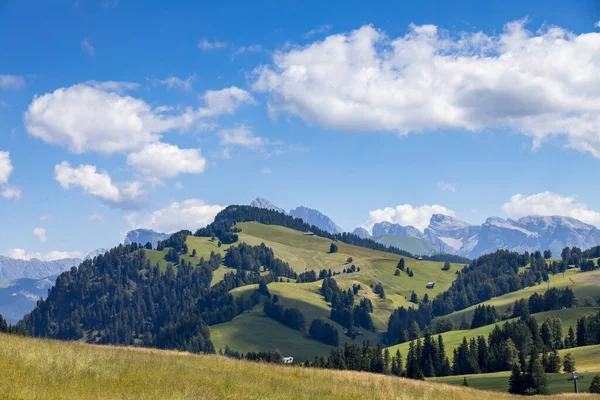 Zicht Dolomieten Bij Ortesei Ulrich Zuid Tirol Italië — Stockfoto