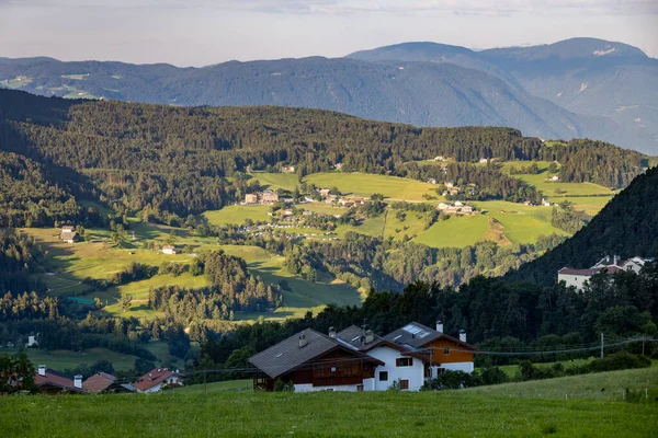 Fie Allo Sciliar Tyrol Sud Italie Août Vue Campagne Depuis — Photo