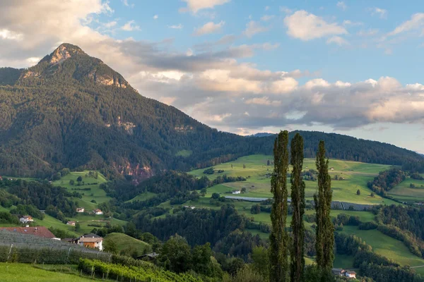 Fie Allo Sciliar Tirol Sul Itália Agosto Vista Das Dolomitas — Fotografia de Stock
