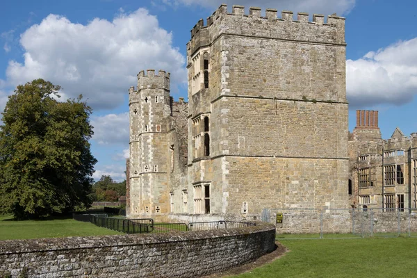 stock image MIDHURST, WEST SUSSEX/UK - SEPTEMBER 1 : View of the Cowdray Castle ruins in Midhurst, West Sussex on September 1, 2020