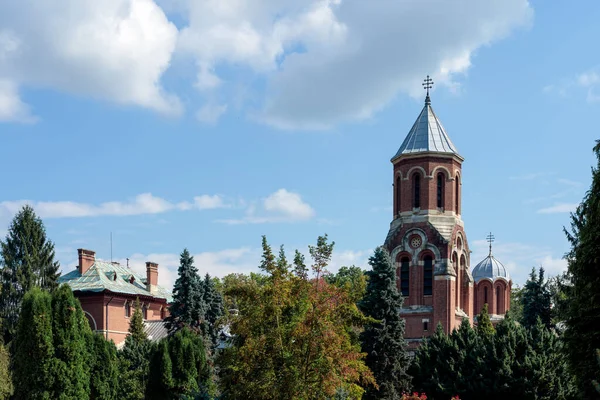 Curtea Arges Wallachia Rumunia Wrzesień Widok Kościół Chrystusa Curtea Arges — Zdjęcie stockowe