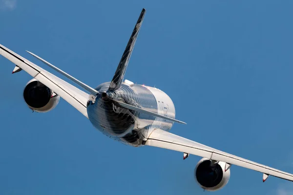 Berlin Germany April Airbus A350 900 Xwb Demonstrator Take Berlin — Stock Photo, Image