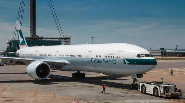 Londres Royaume Uni Juin Boeing 777 300Er Cathay Pacific Est — Photo