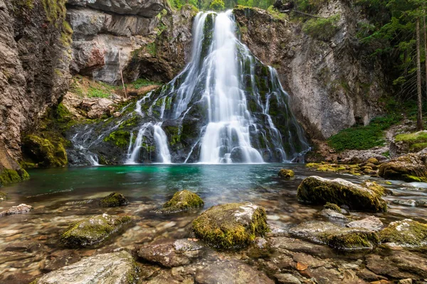 Golling Waterfall One Most Beautiful Nature Spectacles Salzburg — Stock Photo, Image