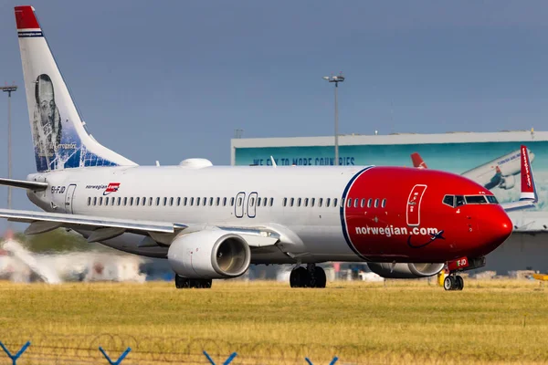 B737 Norueguês — Fotografia de Stock