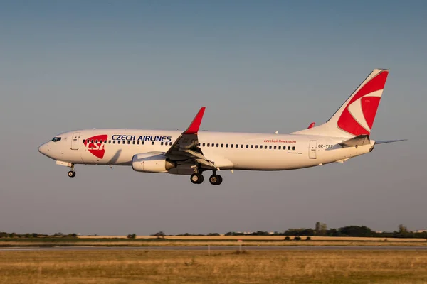 B737 Czech Airlines —  Fotos de Stock