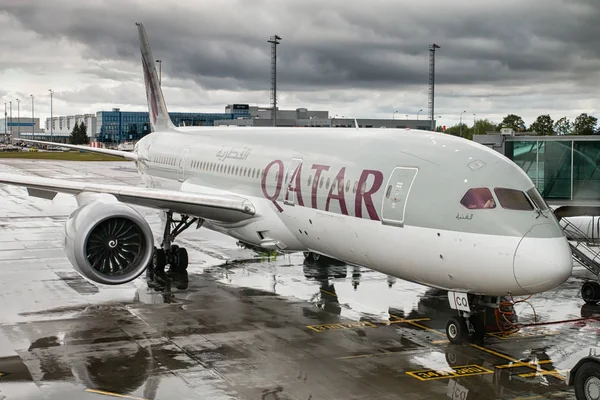 B787 Qatar Luchtvaartmaatschappijen — Stockfoto