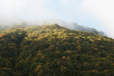 Dağ manzarası, Şəki, kiş, Azerbaycan, Ekim 2018.