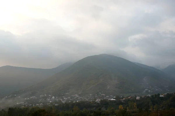 Paisaje Montaña Sheki Kish Azerbaiyán Octubre 2018 —  Fotos de Stock