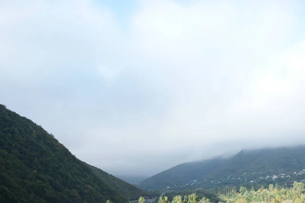 Berglandschaft Sheki Kisch Azerbaijan Oktober 2018 — Stockfoto