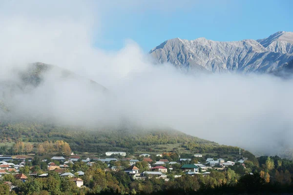 Paisaje Montaña Sheki Kish Azerbaiyán Octubre 2018 — Foto de Stock