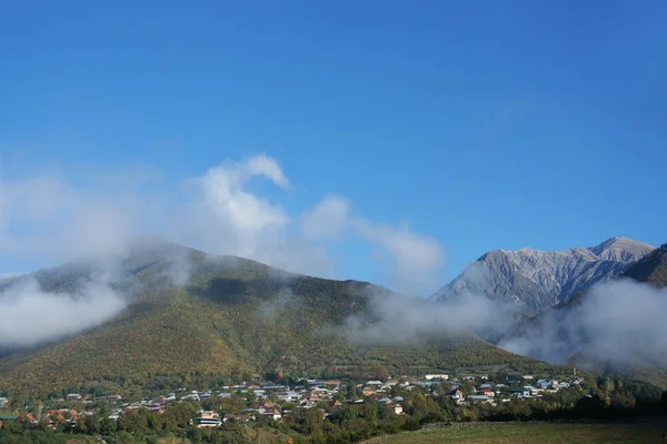 Berglandschaft Sheki Kisch Azerbaijan Oktober 2018 — Stockfoto