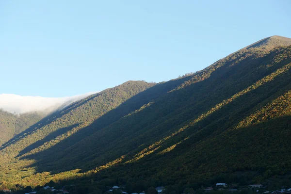 Paisaje Montaña Sheki Kish Azerbaiyán Octubre 2018 — Foto de Stock
