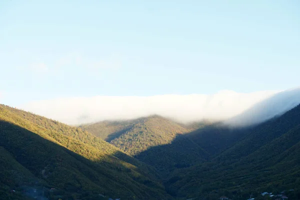 Paisagem Montanhosa Sheki Kish Azerbaijão Outubro 2018 — Fotografia de Stock