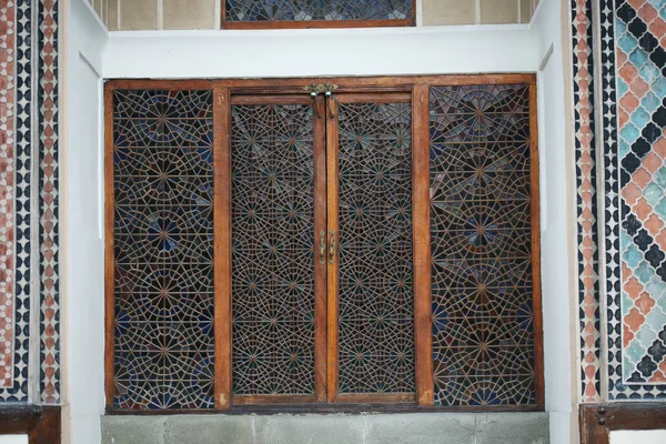 Muzeum Xan Saray Nádvoří Chánů Sheki Sheki Ázerbájdžán Říjen 2018 — Stock fotografie