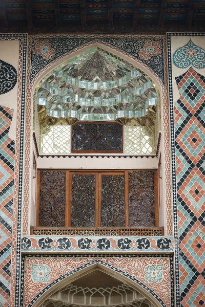 Μουσείο Xan Saray Αυλές Των Χαν Sheki Sheki Αζερμπαϊτζάν Οκτωβρίου — Φωτογραφία Αρχείου